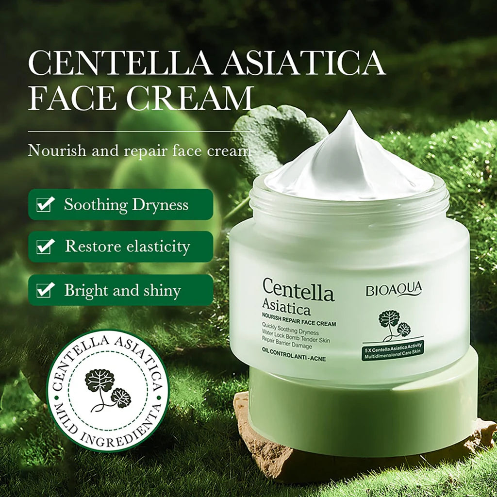 BIOAQUA Centella Asiatica Nourish Repair Face Cream 50g