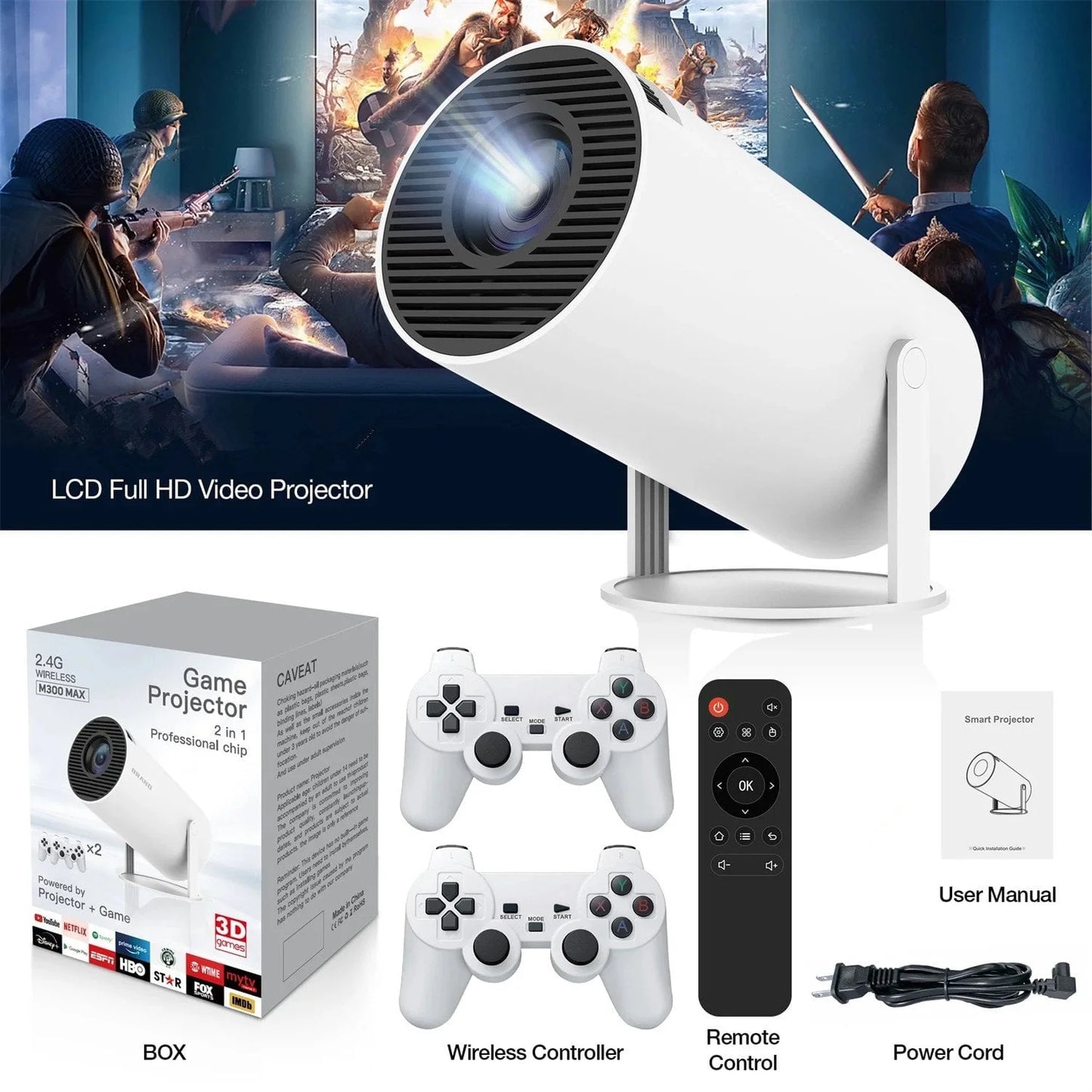 HT5 gaming projector