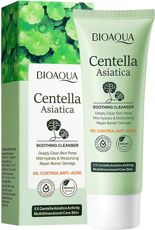 BIOAQUA Centella Asiatica Soothing Face Cleanser Oil Control 100g/3.5oz