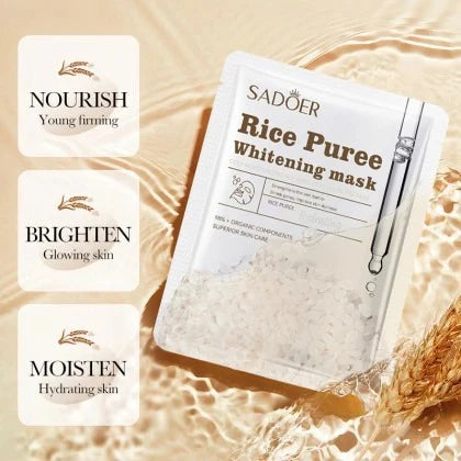 SADOER Rice Deep Moisturizing Hydrating Facial Mask